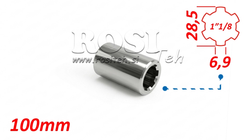 PTO ADAPTER BUSH 1-1/8 (100 mm)