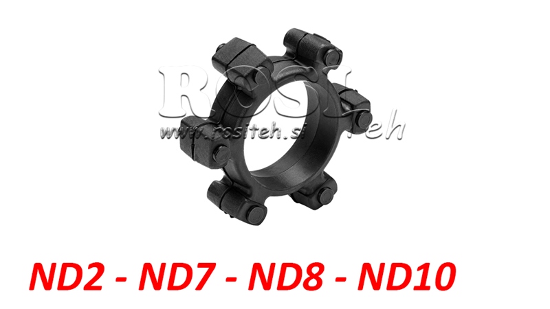 SPIDER COUPLING FOR RUBBER INSERT ND2-ND7-ND8-ND10 (45mm)