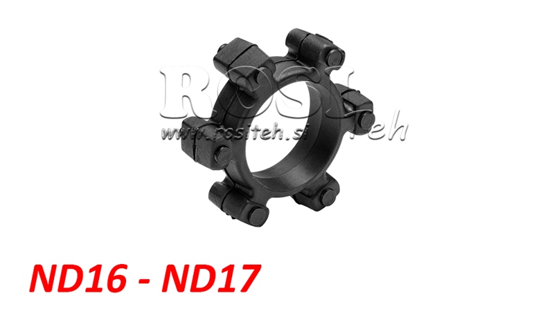 SPIDER COUPLING FOR RUBBER INSERT ND16-ND17 (74mm)