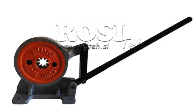 MANUAL CRIMPING MACHINE FOR LOW-PRESSURE TUBES 8-35mm 8 TEETH WITH PROTECTION