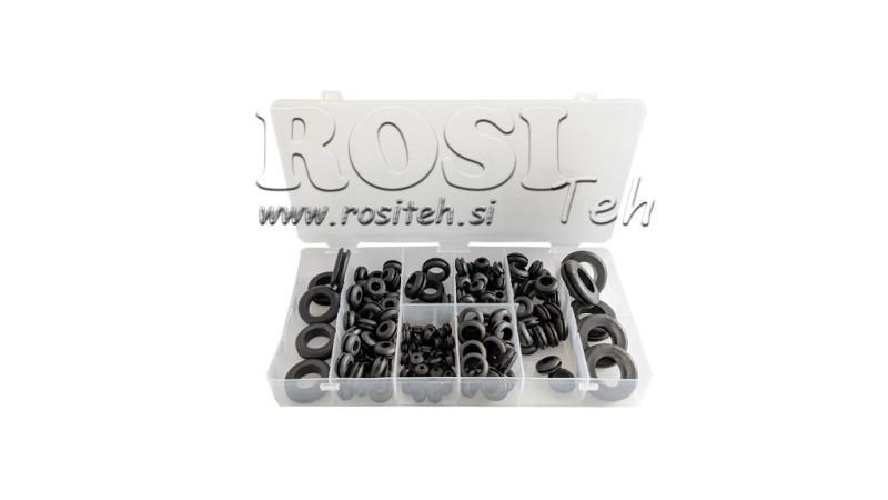 SET OF RUBBER NOZZLES - INLETS (180pcs)