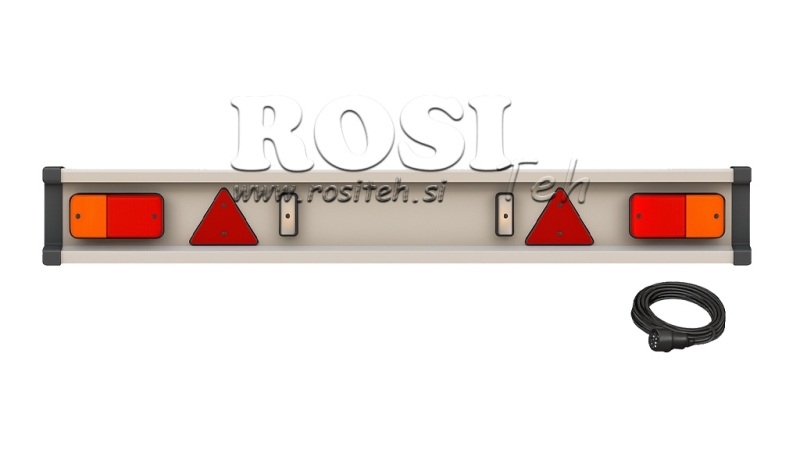 AANHANGER BUMPER MET LICHTEN 2150mm