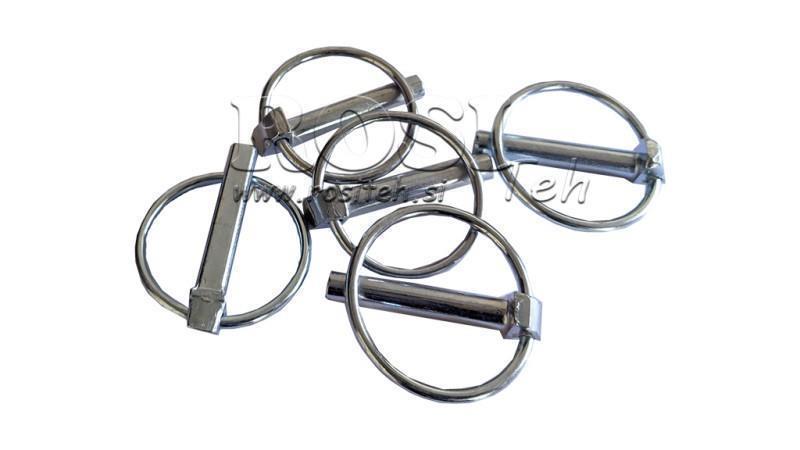 SETT MED SIKRINGSKLEMMER RUNDE fi 11.0 mm (5 stk)