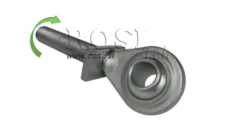 threaded hook for pulling device standard category 1 m27x3 right thread