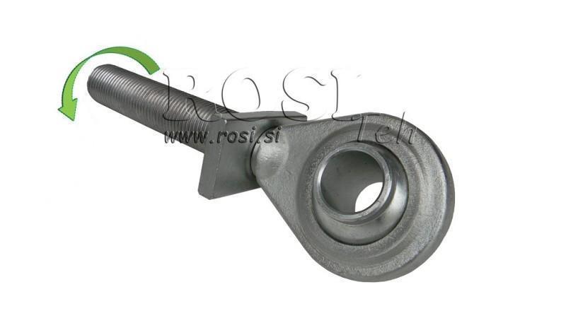 threaded hook for pulling device standard category 1 m30x3 left thread