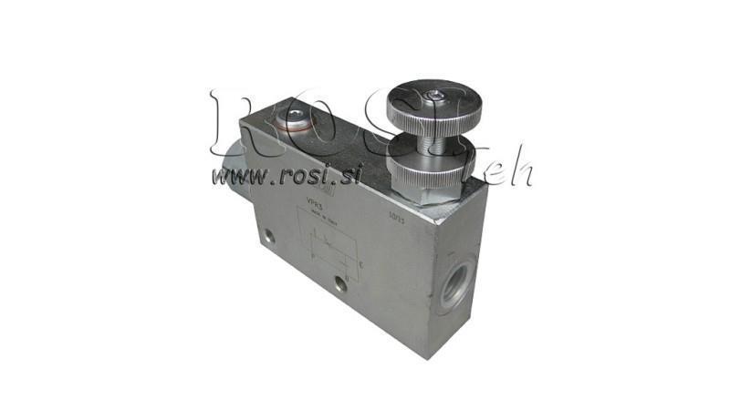 PRIORITETSVENTIL VPR3 3/8 åpen linje