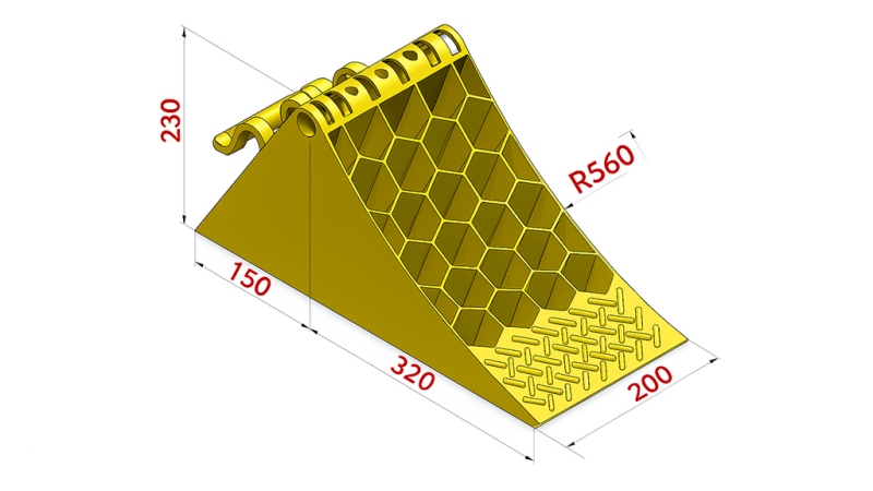 WEDGE DIN 76051/E53 HOMOLOGAT DIN 76051/E53 6,500 KG
