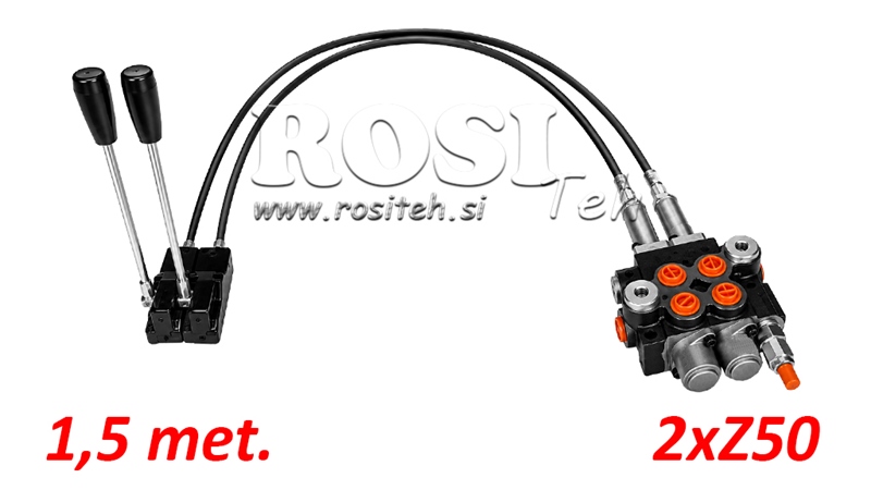 KIT 2xZ50 + JOYSTICK 1 POSITION L1500