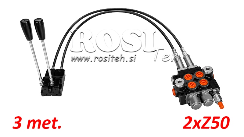 KIT 2xZ50 + JOYSTICK 1 POSISJON L3000