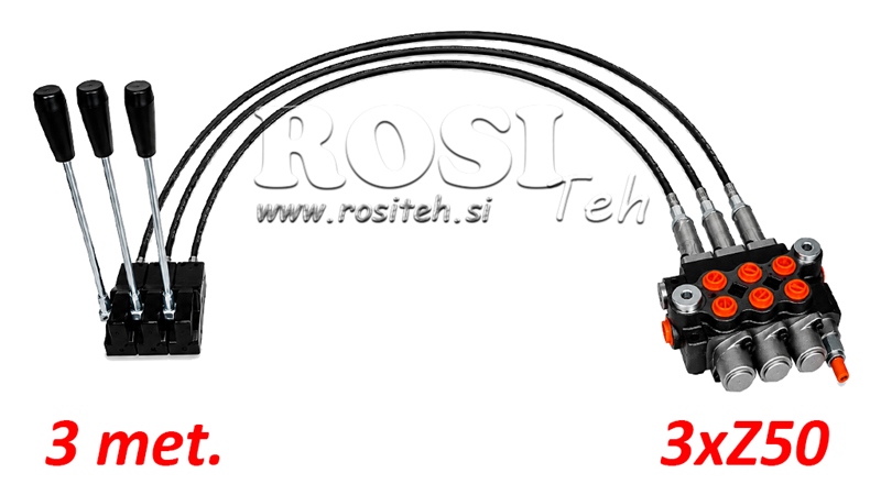 KIT 3xZ80 + JOYSTICK 1 POSISJON L3000