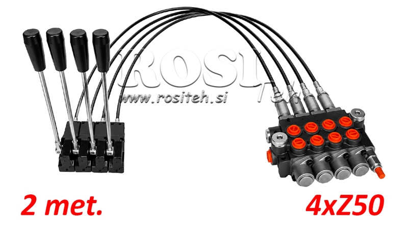 KIT 4xZ50 + JOYSTICK 1 POSISJON L2000