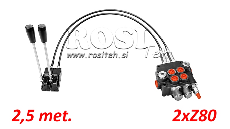 KIT 2xZ80 + JOYSTICK 1 POSISJON L2500