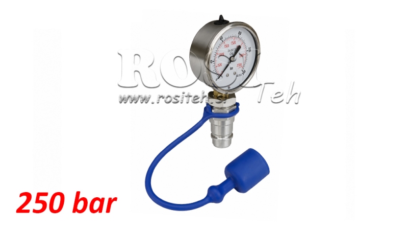 TRACTOR MEASURING SET STRAIGHT 0 - 250 BAR