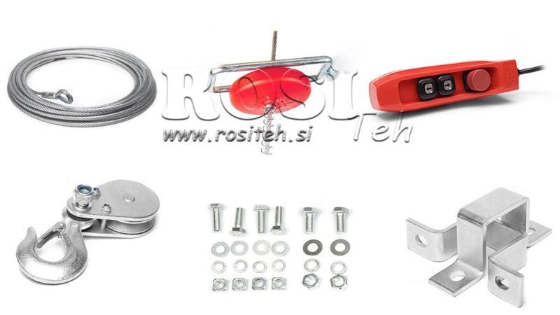 230 V ELEKTRISK VINCH DWI 300/600 kg