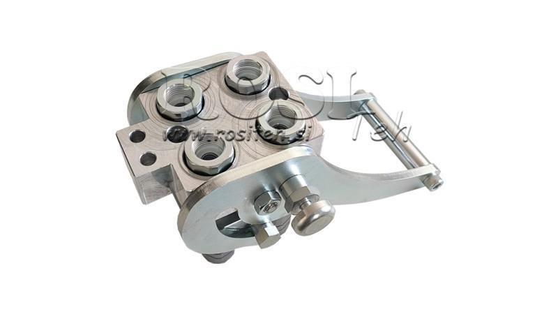 MULTI-FASTER KOBLING 4-veier BSP1/2 KOMPLETT NY TYPE