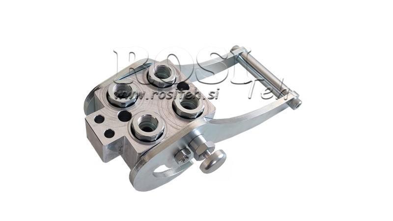 MULTI-FASTER KOBLING 4veier BSP1/2 NY TYPE TRAKTOR DEL