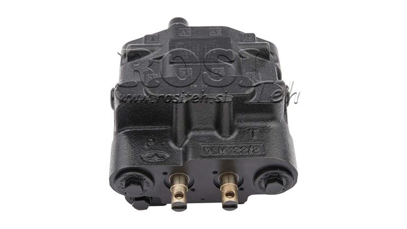 HYDRAULISK KONTROLLVENTIL DLM-122/2 2xP80 L/min LASTFØLSOM MED FLYTENDE FUNKSJON