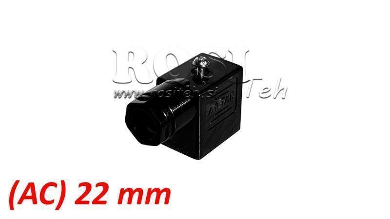 (22) LED ELECTRIC CONNECTOR AC FOR PNEUMATIC VALVE