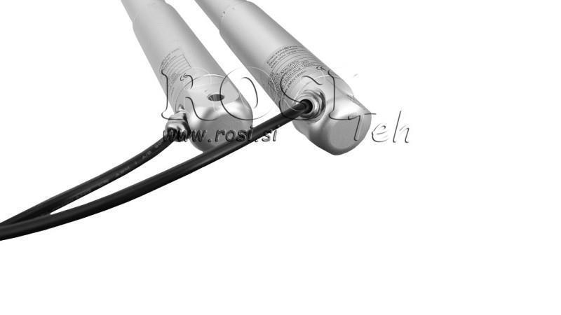 ELEKTRISK SYLINDER 12V 80kg-12mm/sec SLAG 600mm