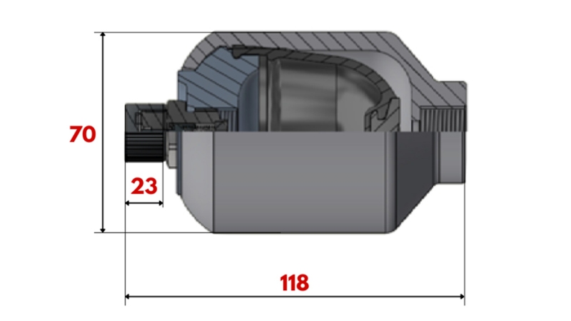 HIDRAVLIČNI AKUMULATOR 0,15 LIT - M18x1,5