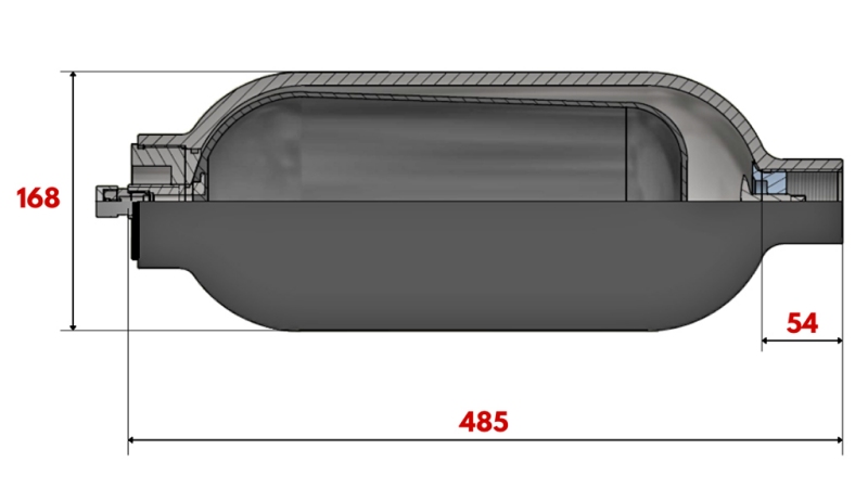 HYDRAULIC ACCUMULATOR 6 LIT - BSP 1
