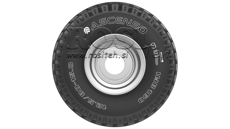 11.5/80-15.3 TIRE AW909 14PL WITH RIM 9.00X15.3
