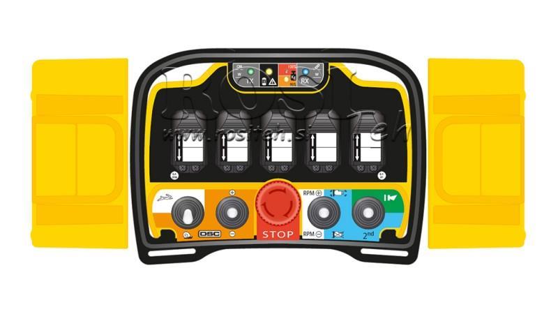 RADIO REMOTE CONTROL -PROPORTIONAL- ZEUS2 M5 10018 Plus