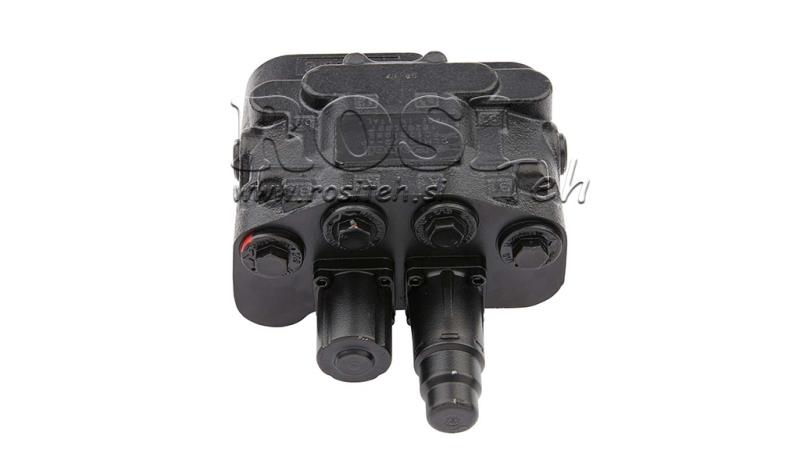 HYDRAULISK KONTROLLVENTIL DLM-122/2 2xP80 L/min LASTFØLSOM MED FLYTENDE FUNKSJON