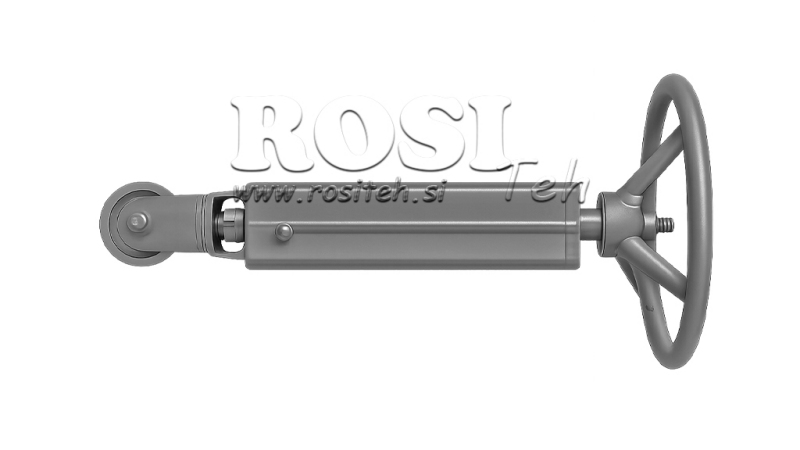 KABELSPENNING MED HJUL FOR TRAILER HÅNDBREMS MED RULLE