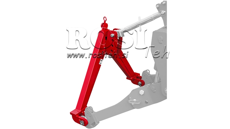 FRONT TRIANGLE FOR FRONT TRACTOR HYDRAULICS CAT.1 2 - 760 mm - 1400 kg