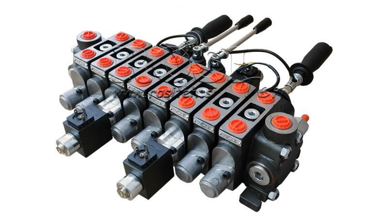 HIDRAVLIČNI VENTIL HIAB 8xPC70 2x JOYSTICK - ELEKTRO KRMILJENJE 12V