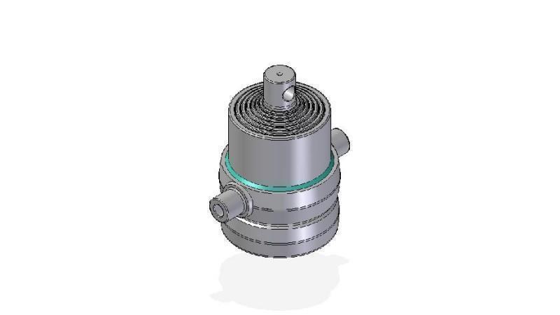 7016F -TELESCOPIC Sylinder STANDARD/HULL 7 TRIN SLAG 1345 FI 190