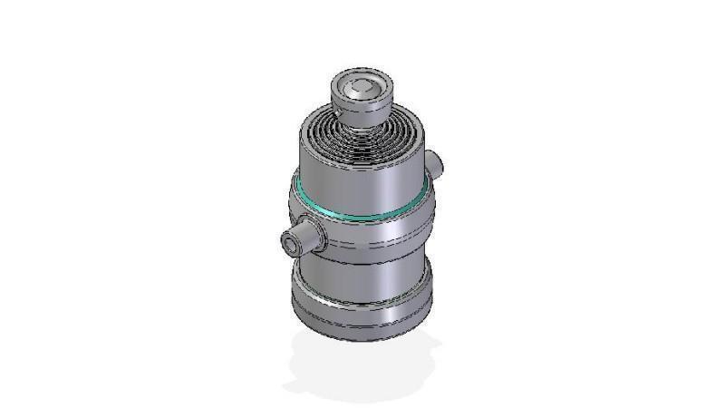 7051S -TELESCOPISK SYLINDER STANDARD/KULE 7 TRINN REISE 1770 DIAMETER 215