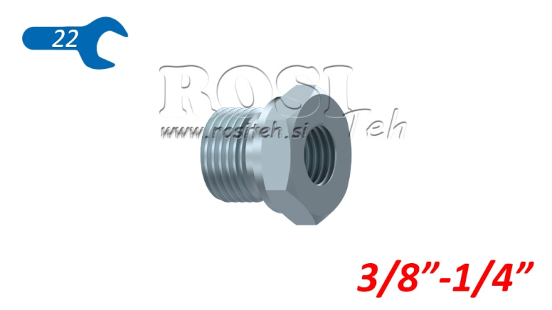 HIDRAVLIČNI ADAPTER MOŠKI-ŽENSKI 3/8-1/4