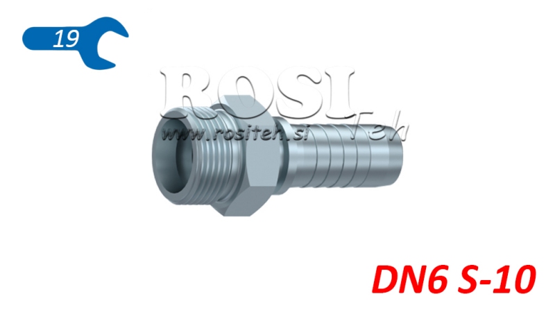 HYDRAULISK ANSLUTNING CES 10 HANE DN6-M18X1,5