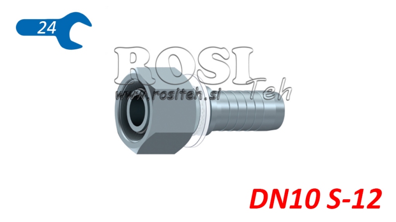 HYDRAULIC FITTING DKOS 12 S FEMALE DN10-M20X1,5