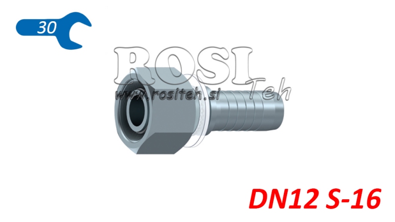 HYDRAULIC FITTING DKOS 16 S FEMALE DN12-M24X1,5