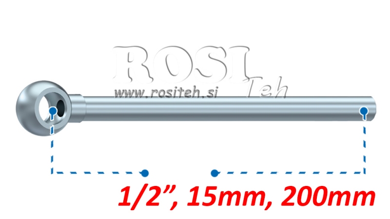MANGUERA METÁLICA BANJO 1/2 200mm