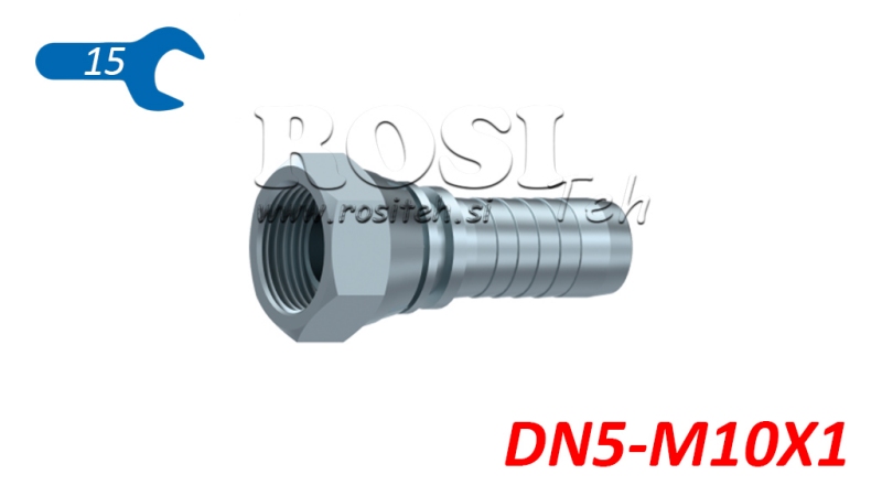 HYDRAULIC FITTING BSP FEMALE DN5-M10X1