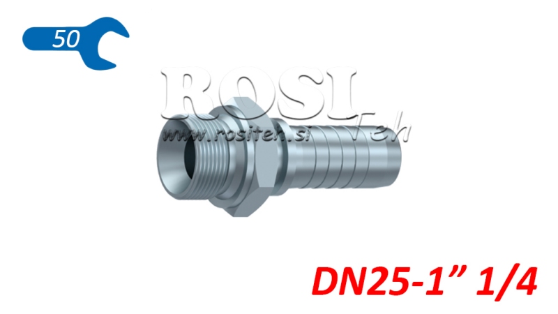 HYDRAULIC FITTING BSP MALE DN25-1 1/4