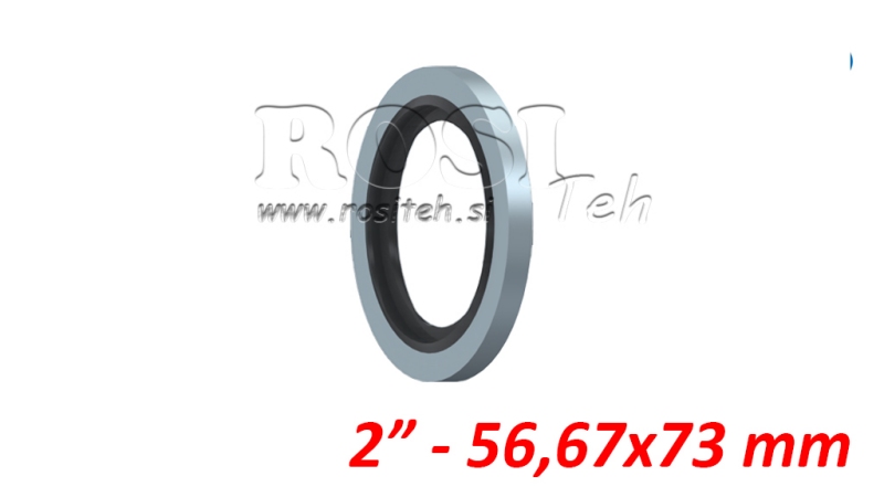 VASKER MED GUMMIPAKNING 2 - 56.67x73 mm