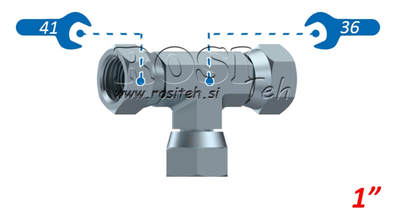 HYDRAULICKÝ T-KUS S OTOČNOU MATICOU BSP 1