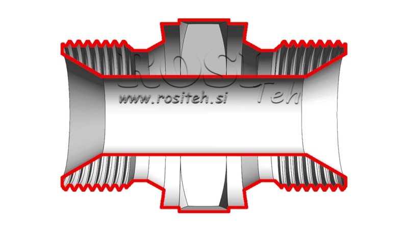 HYDRAULIC DOUBLE SCREW JACK BSP 3/8