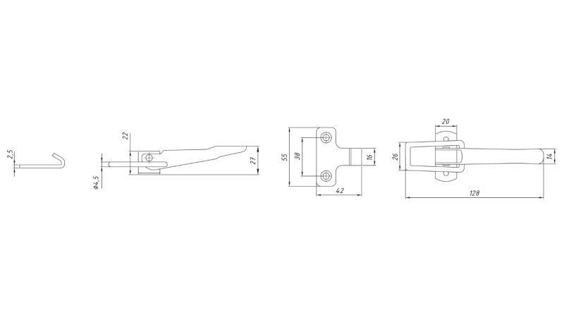 TRAILER SIDE PANEL CLOSURE, NAPA XL TYPE