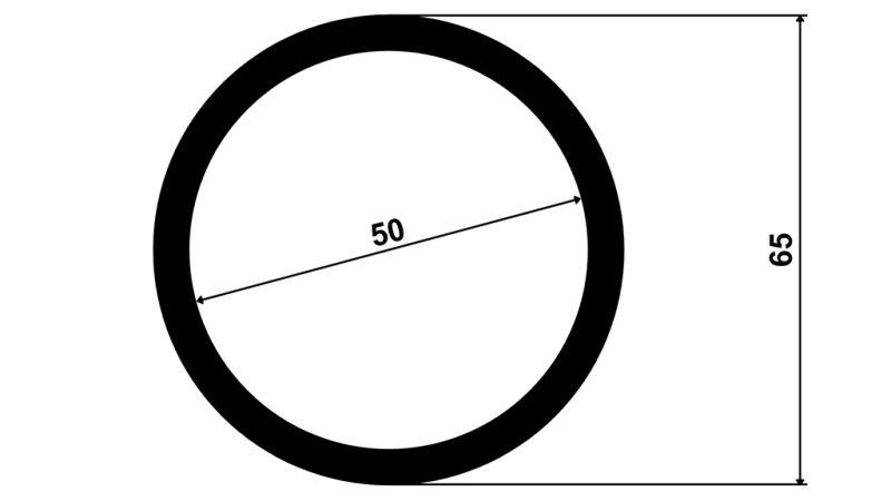 WELD-ON FLANGE 50×65×50