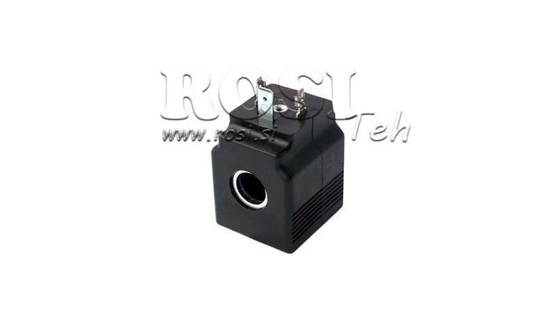 ELEKTROMAGNETISK SPOL 12V DC - SAE08 - fi 13.2mm-38.6mm 22W IP65