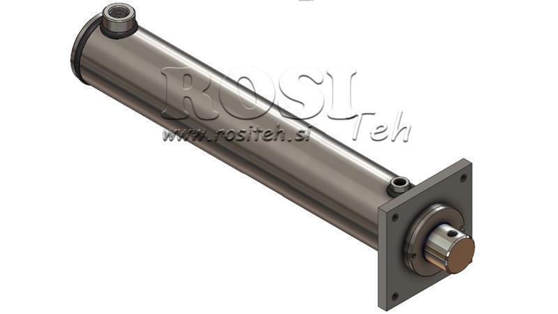 HYDRAULISK SYLINDER MED FLENS - FLANGE 110/70-500