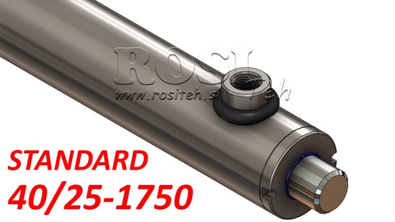 HYDRAULIC CYLINDER STANDARD 40/25-1750