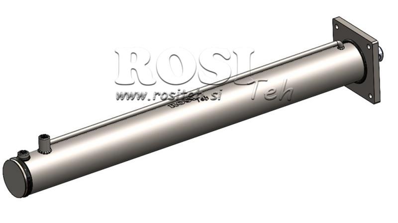 HYDRAULIC CYLINDER FOR WOOD SPLITTER WITH MOUNTING PLATE 100/60-1050 - UPPER CONNECTION