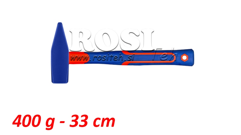 MŁOTEK Z UCHWYTEM Z WŁÓKNA WĘGLOWEGO - 400 g - 33 cm